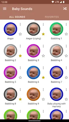 Baby Sounds android App screenshot 5